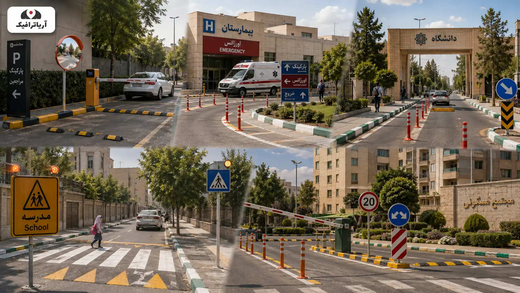 خرید انواع تجهیزات ترافیکی