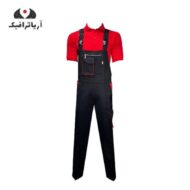 لباس کار ایمنی دوبنده مردانه مدل مهرشاد