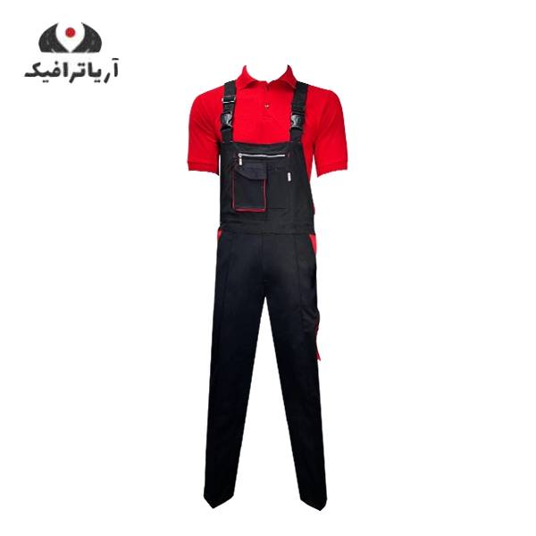 لباس کار ایمنی دوبنده مردانه مدل مهرشاد