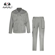 لباس کار ایمنی دو تکه ست ورک مهرشاد